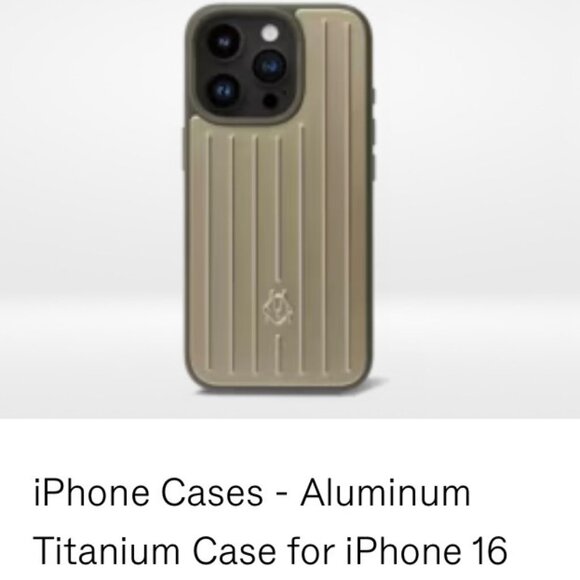 Rimowa iPhone Case Aluminum for iPhone 16 Pro